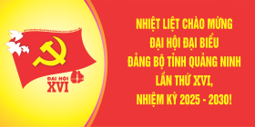 Chào mừng ĐH Đảng bộ tỉnh